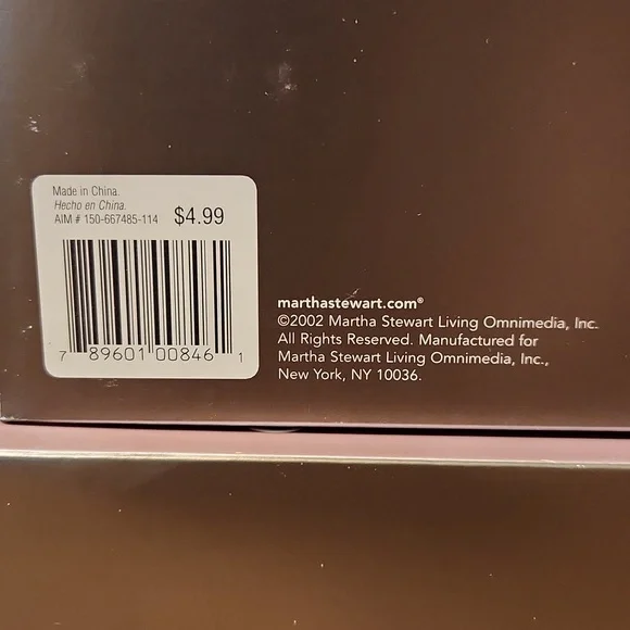 (2) sets of four Martha Stewart Everyday round venetian glass ornaments - Picture 5 of 5